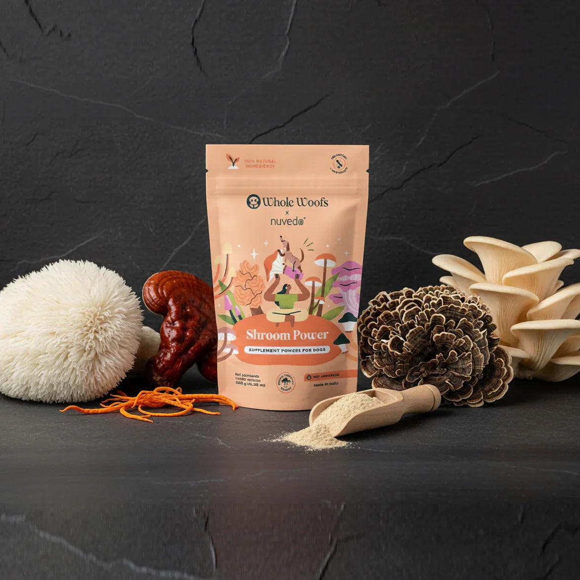 Shroom Power Supplement Powder - Whole Woofs Market