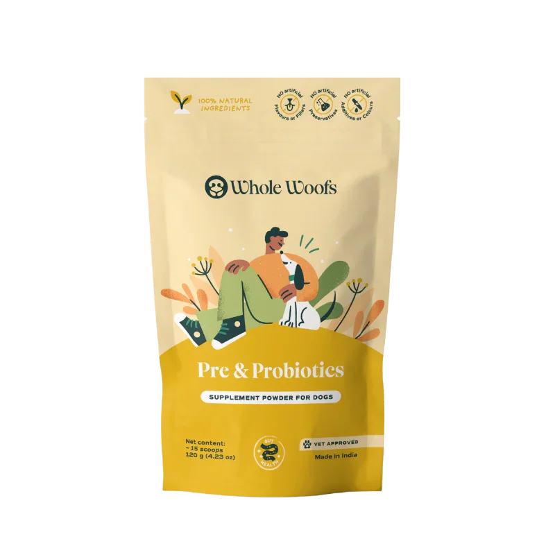 Pre + Probiotics Supplement Powder - Whole Woofs Market