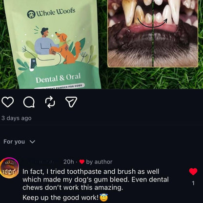 Dental & Oral Supplement for Dogs